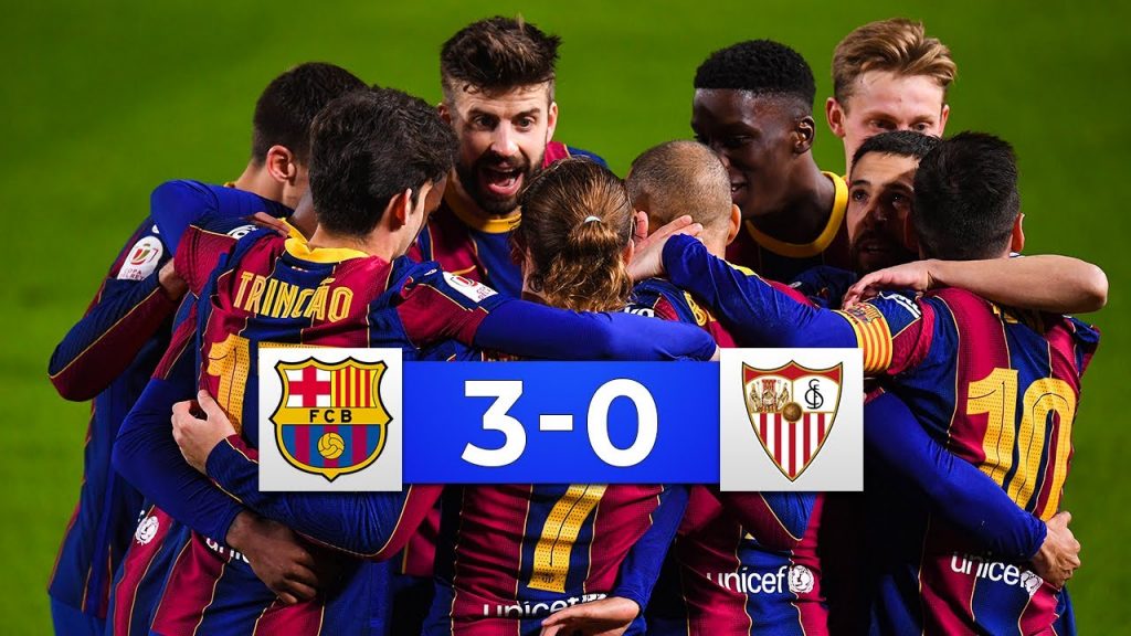Barca vs Sevilla tỷ số 3-0