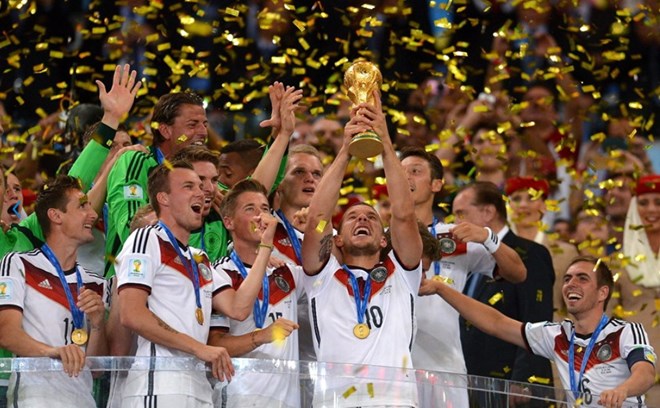 Khoảnh khắc vô địch của đội tuyển Đức 2014