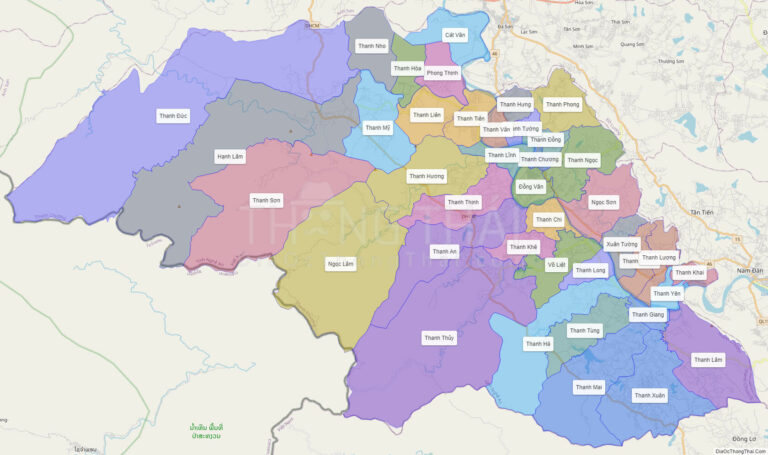 Hình ảnh chứa Bản đồ huyện Thanh Chương